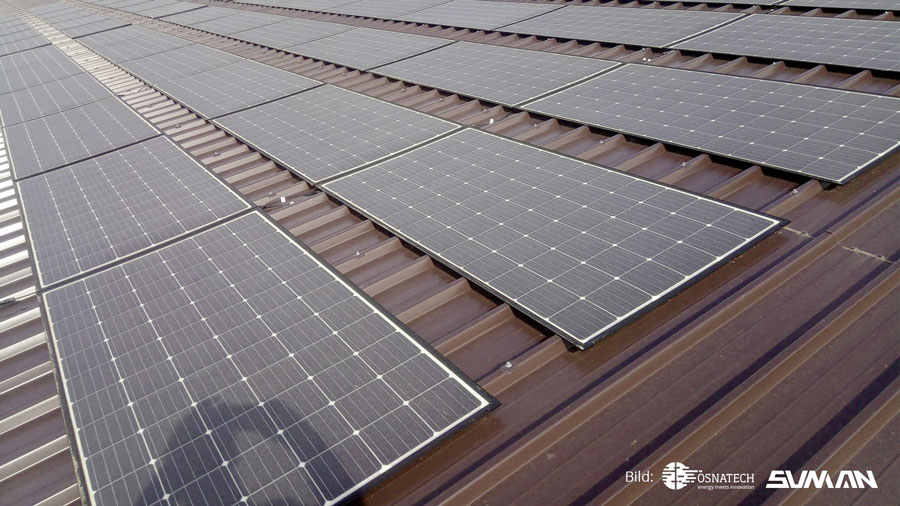 Potential für Leichtbau-Photovoltaik auf dachlastbeschränkten Dächern